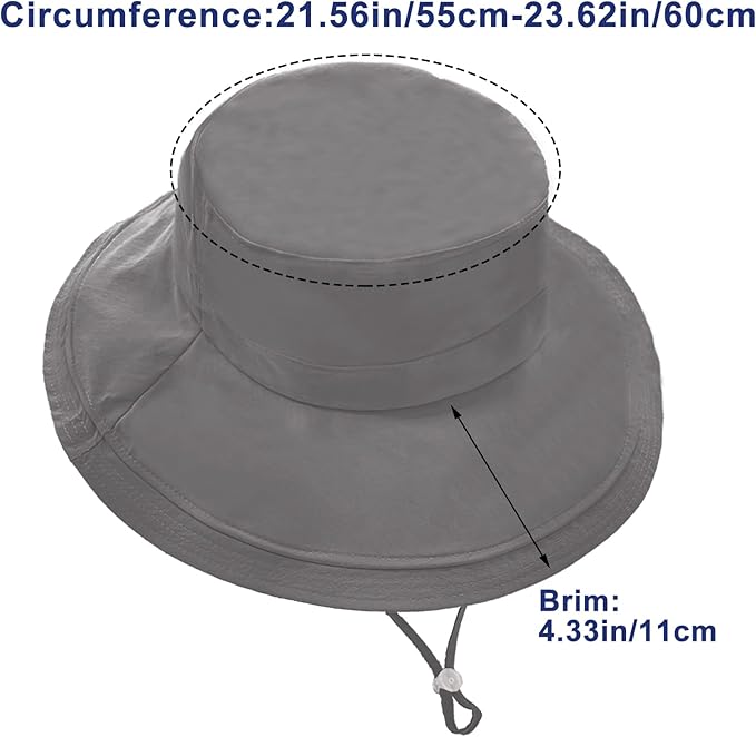 Sun Hats for Women Wide Brim Ponytail UV Protection Beach Hat Packable - Image 2