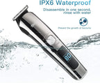 DSP® Facial Hair Trimmer for Men Electric Clippers and Grooming Sets for Pubic Hair Beard Nose Trimmer Kits USB Rechargeable IPX7 Waterproof