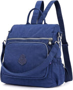 MINTEGRA Women Shoulder Backpack Multi-Pocket Nylon Purse Large Capacity - Image 2