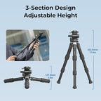SmallRig Portable Carbon Fiber Tabletop Tripod Kit, Built-in QR Plate - Image 4