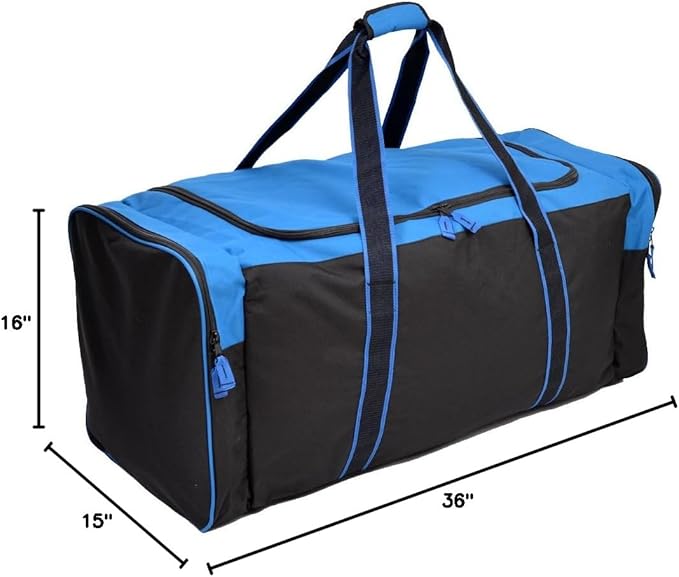 Jetstream Heavy Duty Multi Pocket Durable Sports Gym Equipment Travel Duffel Bag - Image 11