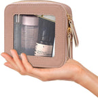 Travel Clear Makeup Bag Set, TSA Approved Cosmetic Bag Case - Image 7