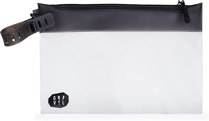 Gravel The Pouch | TSA Approved Clear Travel Toiletry Bag | Quart Size by Gravel