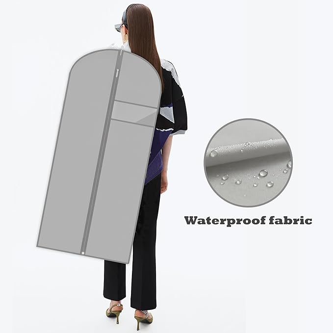 Garment Bags for Hanging Clothes, Dress Bags for Gowns Long, 2 Pack - Image 6