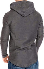 Lexiart Mens Fashion Athletic Hoodies Sport Sweatshirt Solid Color Fleece - Image 5