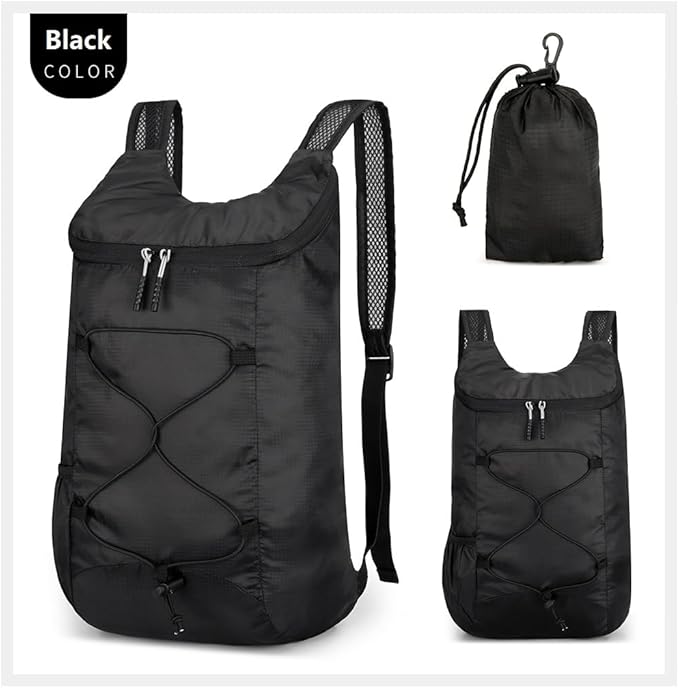 16L Hiking Daypack Lightweight Foldable Travel Backpack Water Repellent Camping - Image 2