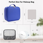 Travel Makeup Bag with LED Mirror and 10x magnifying glass with 3 Lighted - Image 8