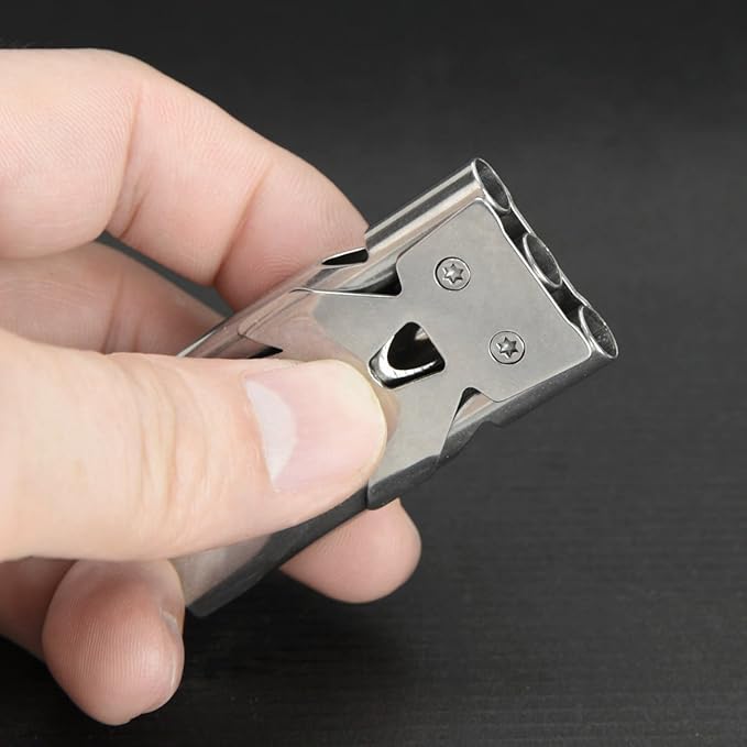 Whistle Emergency Whistles Keychain Rape Whistle Stainless Steel High Decibel - Image 5