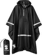 SaphiRose Hooded Rain Poncho Waterproof Raincoat Jacket by SaphiRose