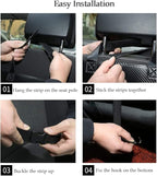 Car Backseat Organizer with Foldable Table Tray, Car Storage Organizer with - Image 7