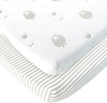 Travel Crib Fitted Sheets Compatible by JoeyJoan