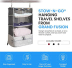 Grand Fusion Stow-N-Go Portable Hanging Travel Shelves, Packing Organizer - Image 9