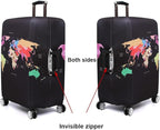 MosaiRudo Thicker Luggage Cover Elastic Suitcase Cover Protector Fits 18-32 - Image 6
