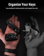 Key Organizer Key Holder Compact Key Case Minimalist Metal Key Chain Key Holder - Image 4