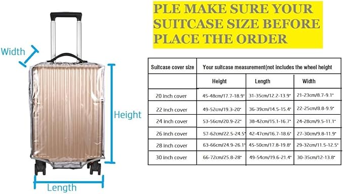 FABUWAY PVC Suitcase Cover - Image 5