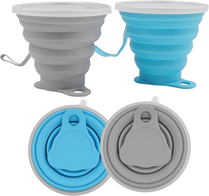 2 Pack Silicone Collapsible Travel Cup by Unknown
