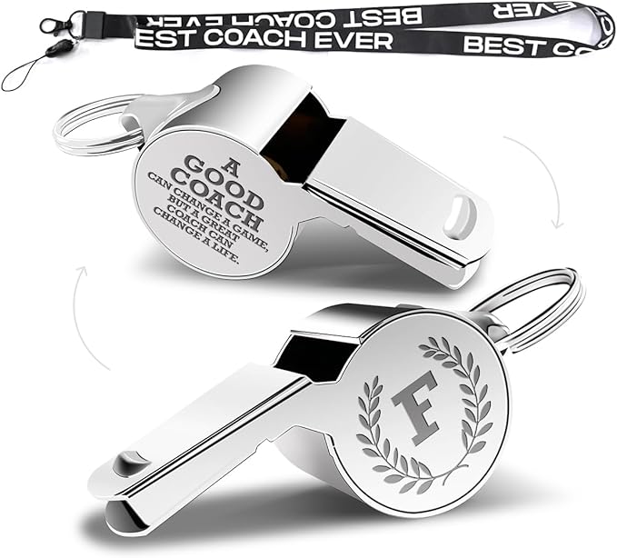 Letters Coach Gifts, Whistle for Coaches, Whistle Emergency, Thank You Coach by fkovcdy