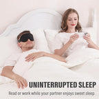 YIVIEW Sleep Mask for Side Sleeper, Complete Light Blocking 3D Pink Sleeping - Image 7
