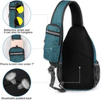 WATERFLY Crossbody Sling Backpack Sling Bag Travel Hiking Chest Bag Daypack - Image 5