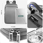 ZINMARK Slim Expandable 15 15.6 16 Inch Laptop Backpack Anti Theft Travel - Image 4