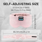 Sleep Mask Bluetooth 5.4 Headphones Soft Wireless Headband Eye Mask Blackout - Image 6