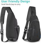 TITECOUGO Small Sling Bag, Lightweight Crossbody Backpack - Image 3