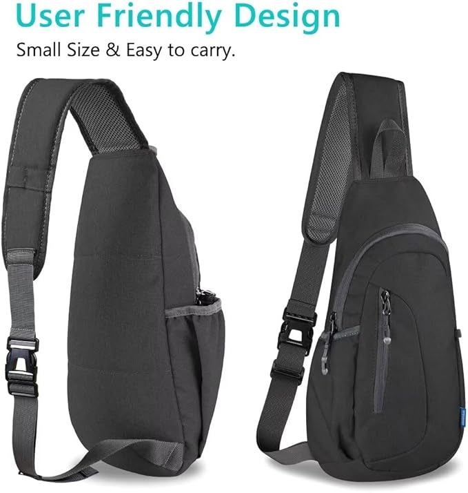 TITECOUGO Small Sling Bag, Lightweight Crossbody Backpack - Image 3