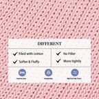 Knitted Weighted Blanket (34-light Pink / 60" x 80" | 15lbs)