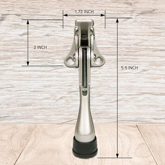 Door Stopper, One-Touch semi-Automatic Metal Door Stopper, - Image 6