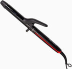 REVLON Smoothstay 1 Inch Curling Iron - Coconut Oil Infused Curling Wand Helps Enhance Shine & Smoothness, Creates Tight Bouncy Curls, and Reduced Frizz