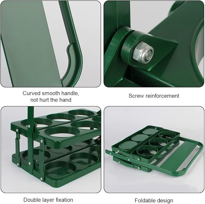 Portable Drink Carrier for Big Cups, Foldable Plastic Cup Holder, Reusable Cup - Image 6