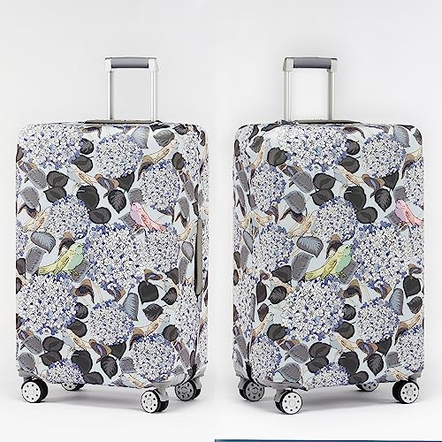 Travelkin Luggage Covers For Suitcase Tsa Approved Suitcase Cover Protector (Hydrangea / M)