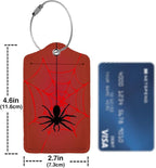 Spider Web 2-Pcs Premium Leather Tags - Image 4