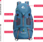 Bseash 50L Hiking Backpack, Water Resistant Lightweight Outdoor Sport Daypack - Image 3