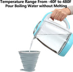 Litoexpe 4 Pack Silicone Collapsible Travel Cup Portable Folding Camping Cup - Image 4
