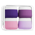 Travel Containers for Toiletries 4 Pack, TSA Approved Travel Size Toiletries by Mrsdry