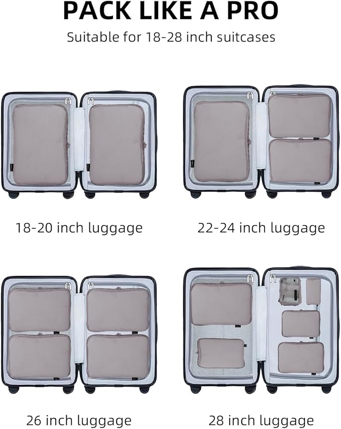 6 Set Compression Packing Cubes - Image 8