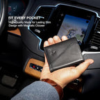 Leather RFID Wallet for Men, Slim Leather Mens Wallet, Handcraft Men's Wallets - Image 6