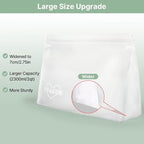 8 Pack Clear Toiletry bags, TSA Approved Quart Size Zipper Bags, PEVA Material - Image 3
