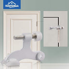 HOMOTEK 4 Pack Hinge Pin White Door Stopper, Adjustable Deluxe Heavy Duty Door - Image 6