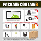 Kunfine Car Android Navigation Stereo GPS Radio Reverse Camera Display 9" IPS - Image 8