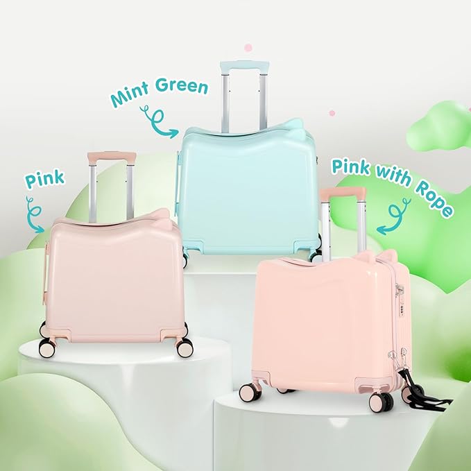 smilesun 20" Ride-On Travel Suitcase - Image 9