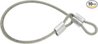 10 Pcs 5mm Wire 12 inch Vinyl Coated Stainless Steel Cable by Floyutin