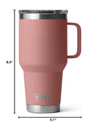 Rambler 30 oz Travel Mug (Sandstone Pink)