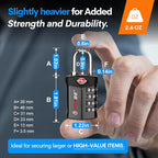 Forge TSA Approved Luggage Locks - Image 3