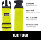 GORILLA GRIP Heavy Duty 8 Pack Adjustable Luggage Straps - Image 2