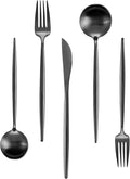 Silverware Set for 8, IBIILII JEFF 40 Pieces Stainless Steel Flatware Set，Matte by IBIILII+JEFF