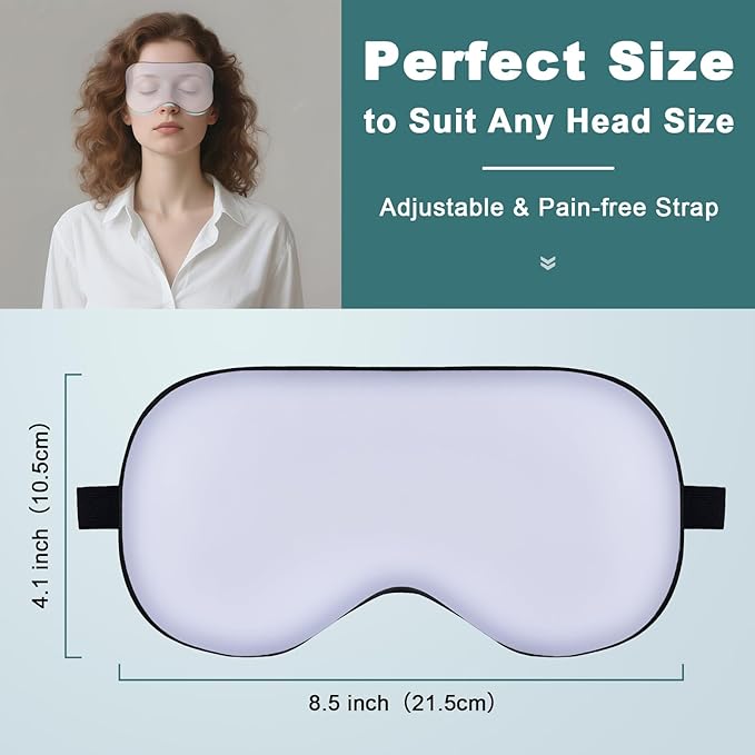 Sleep Mask, Real Natural Pure Silk Eye Masks - Image 3