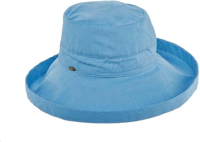 Scala Women's Cotton Hat with Inner Drawstring and Upf 50+ Rating by SCALA