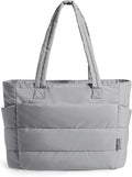 BAGSMART Tote Bag for Women, Lightweight Puffy Tote Bag by BAGSMART